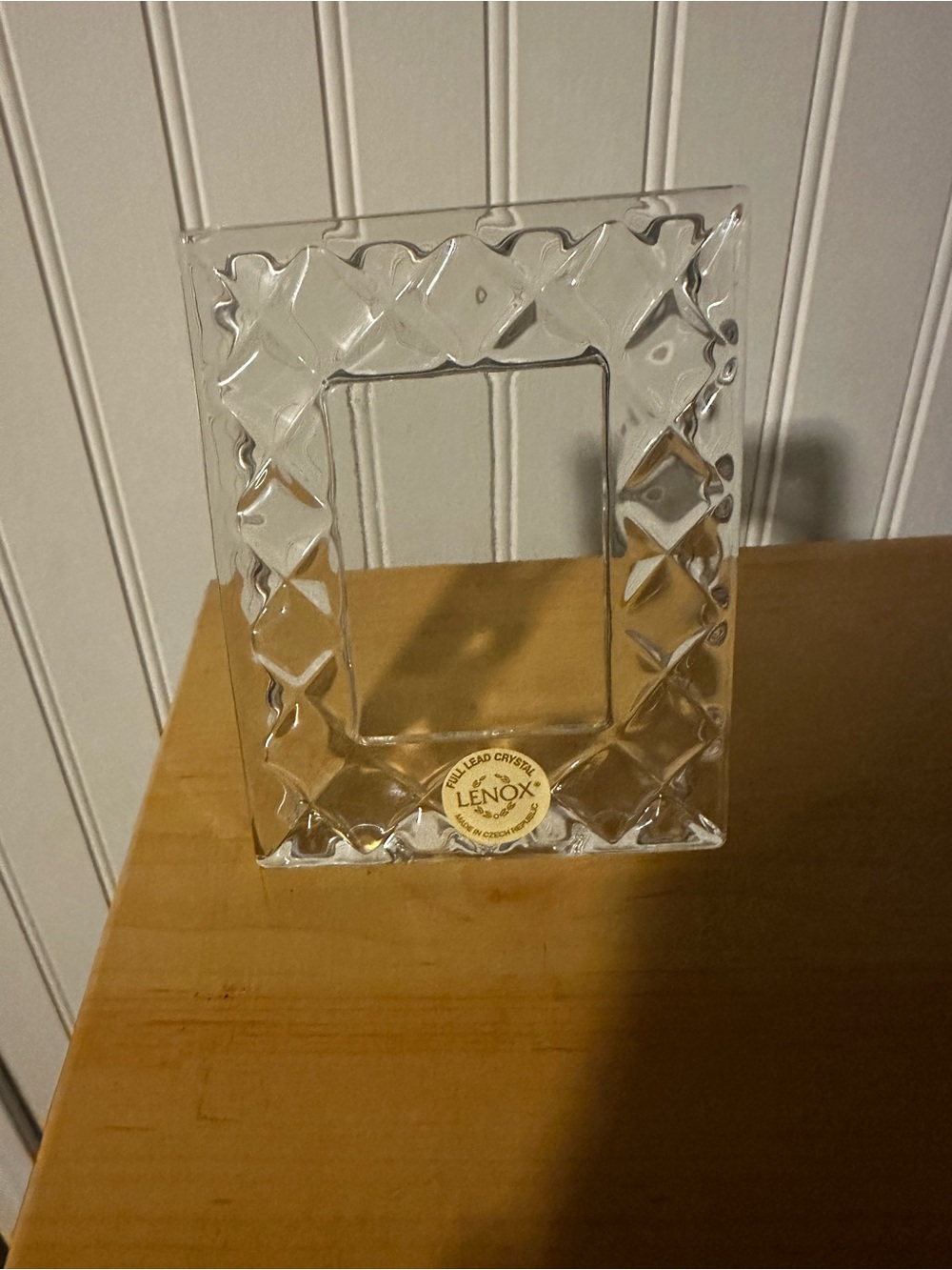 Lenox Clear Crystal Picture Frame - Clear